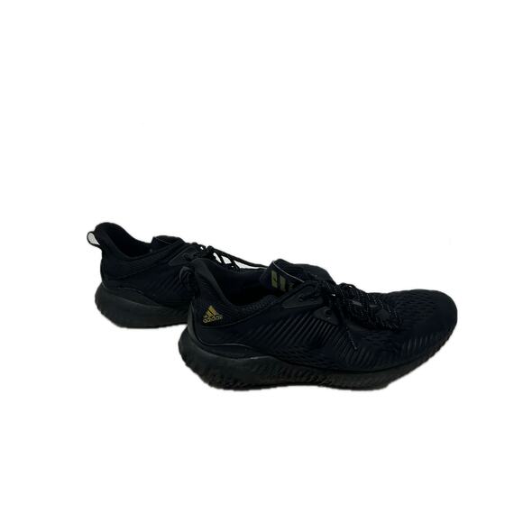 Adidas Alphabounce 1 Black Gold Metallic Mens 12 - Picture 3 of 8